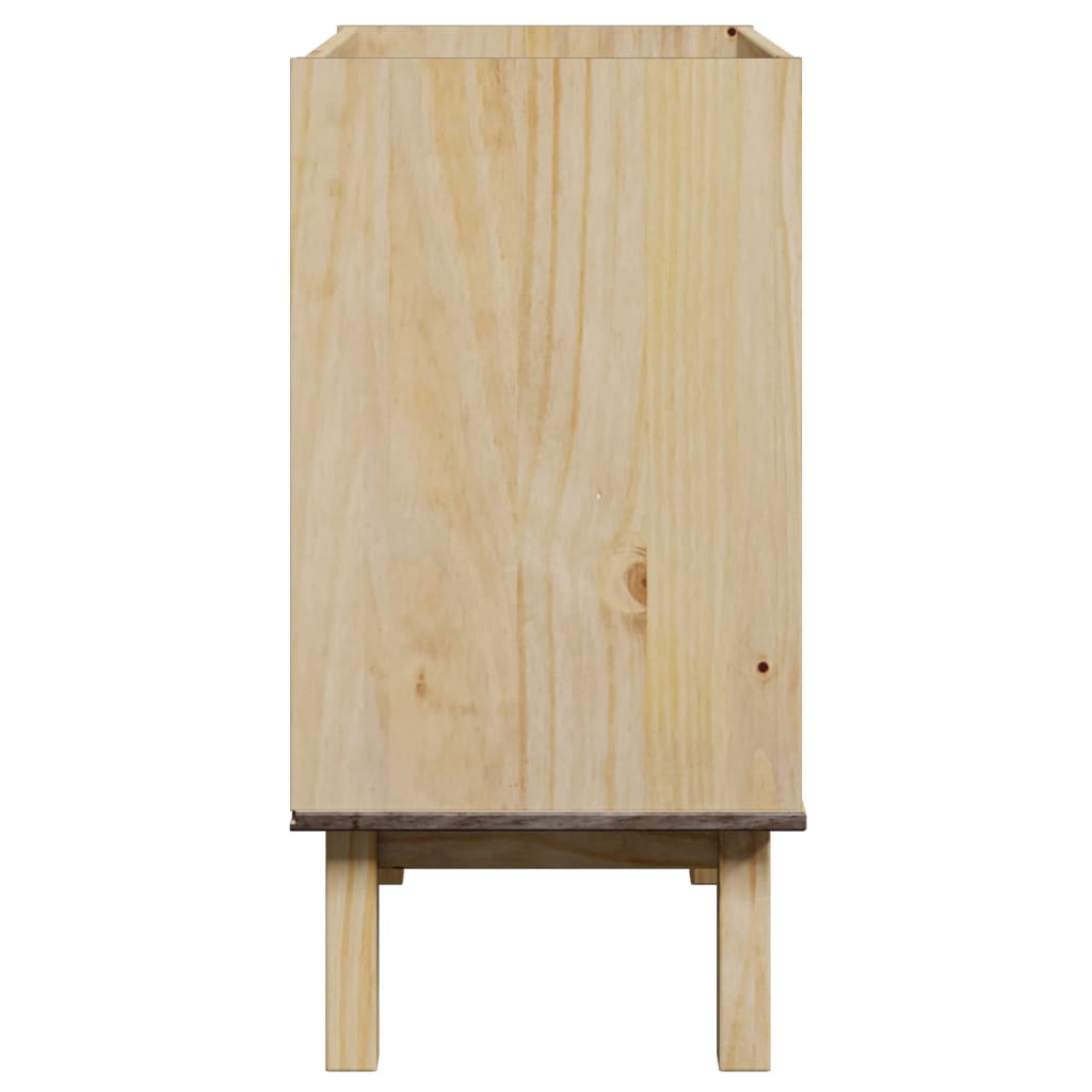 vidaXL Mueble de lavabo de baño OTTA madera maciza de pino 59x40x80 cm