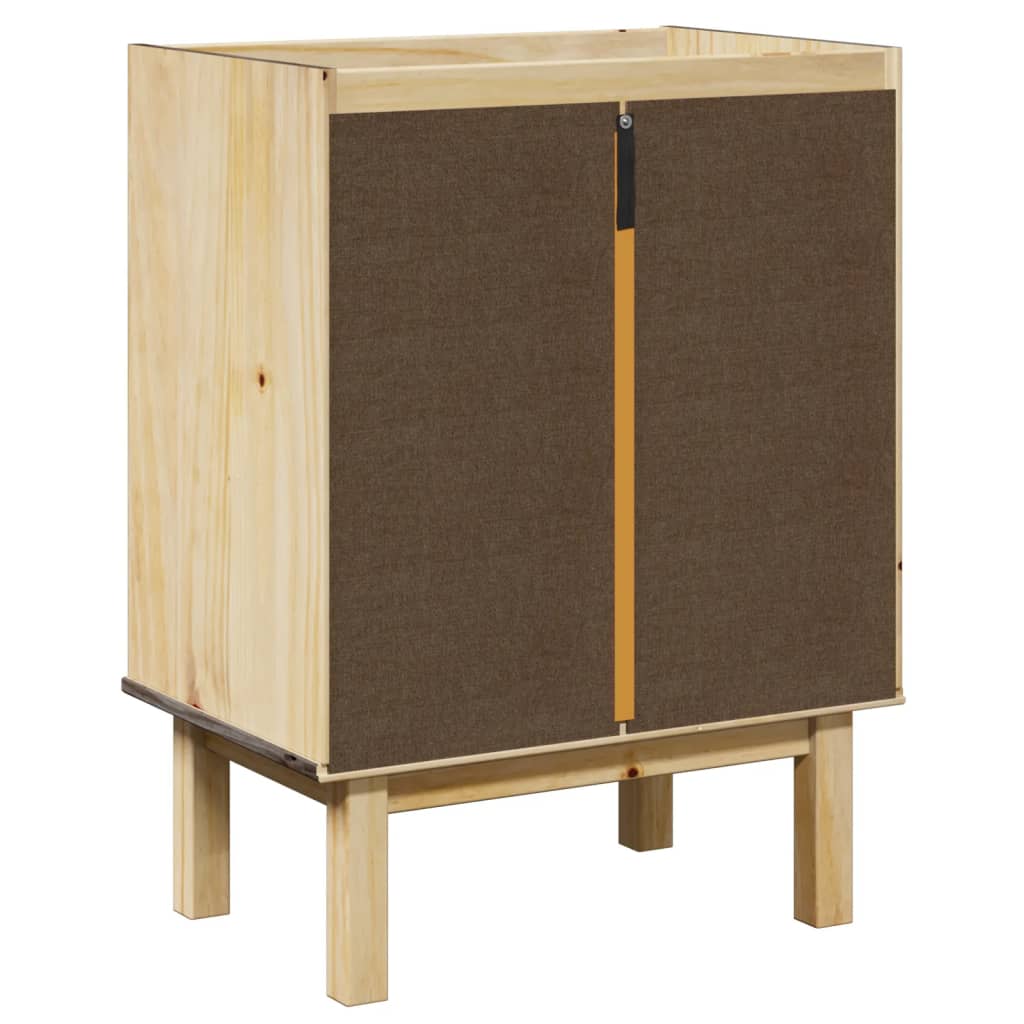 vidaXL Mueble de lavabo de baño OTTA madera maciza de pino 59x40x80 cm