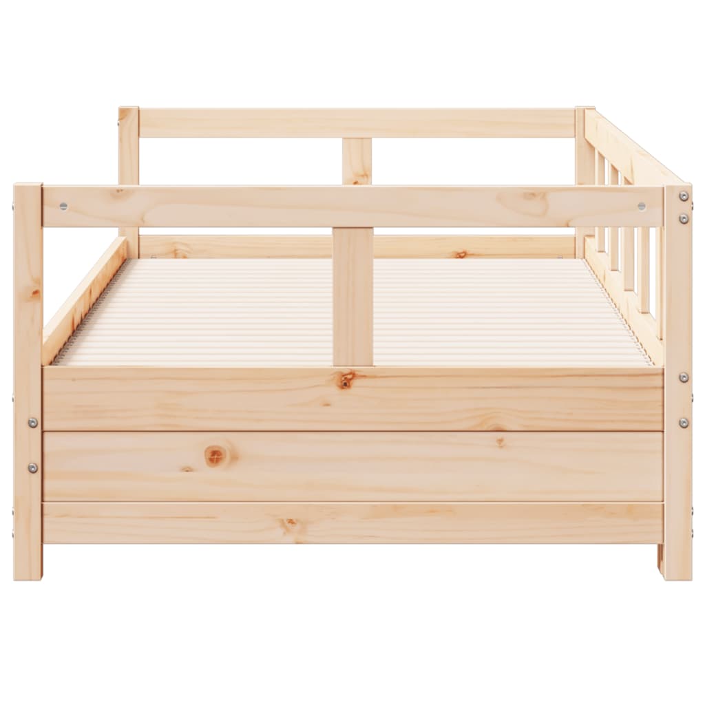 vidaXL Sofá cama sin colchón madera maciza de pino 90x200 cm