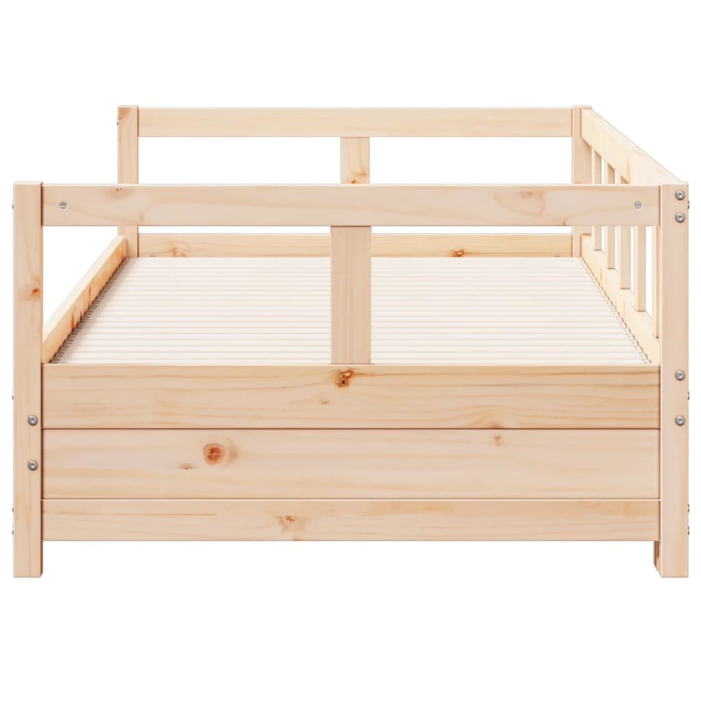 vidaXL Sofá cama sin colchón madera maciza de pino 90x190 cm