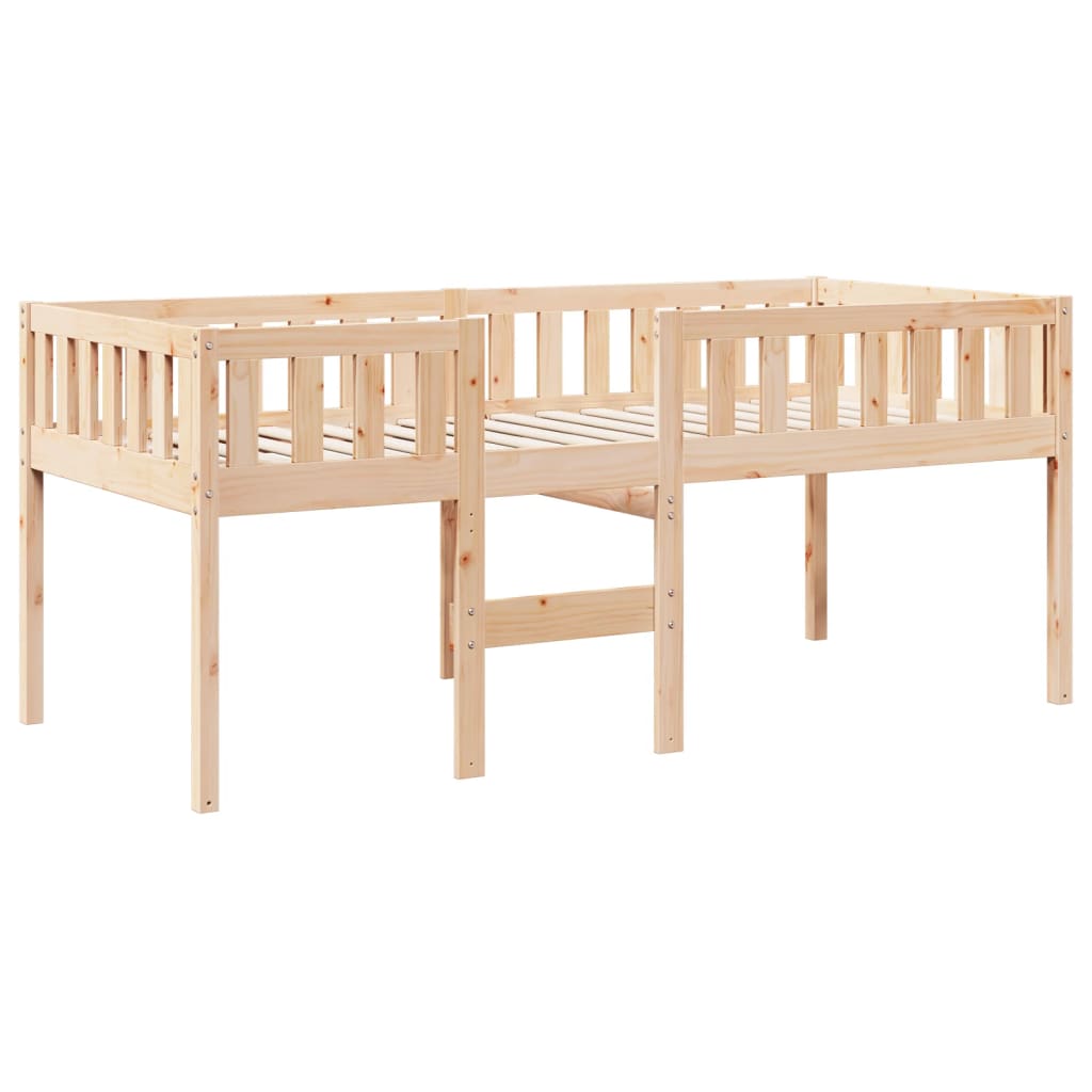 vidaXL Cama para niños sin colchón madera maciza de pino 90x190 cm