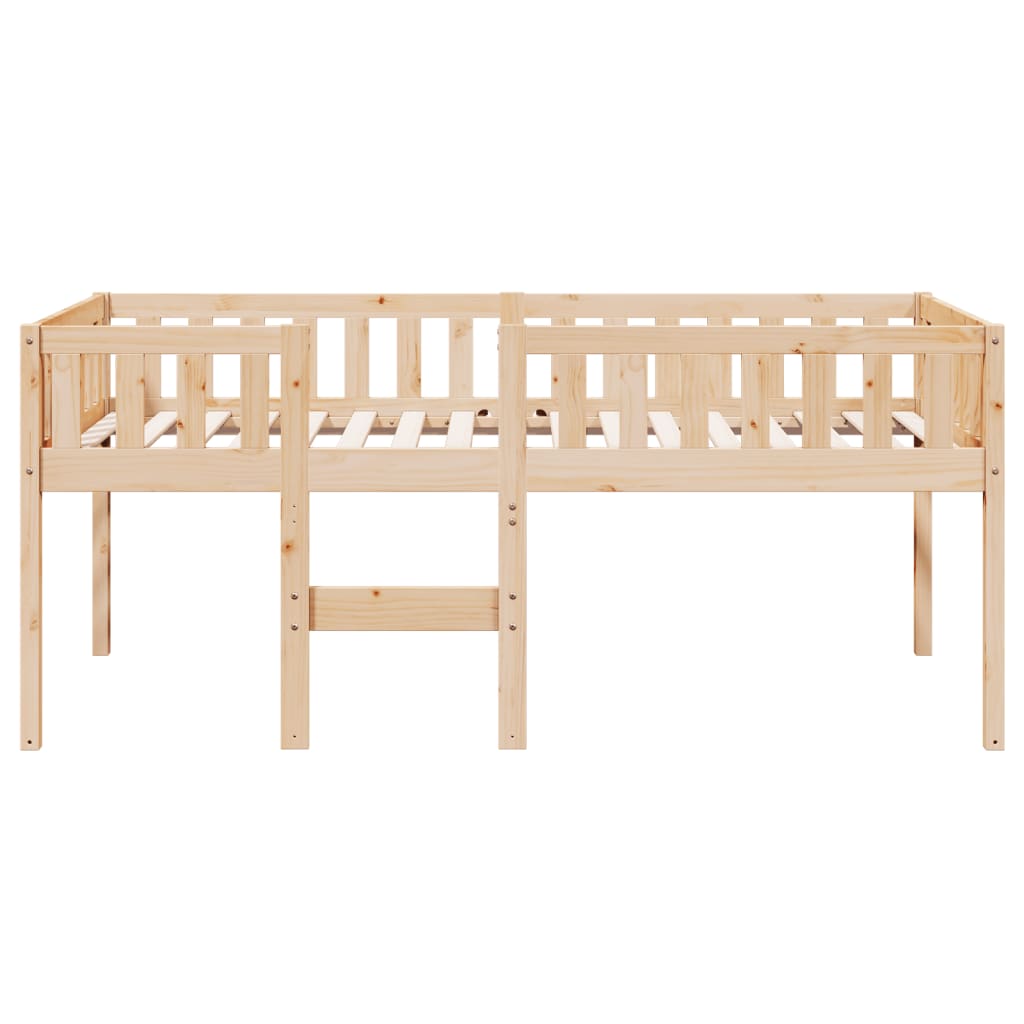 vidaXL Cama para niños sin colchón madera maciza de pino 75x190 cm