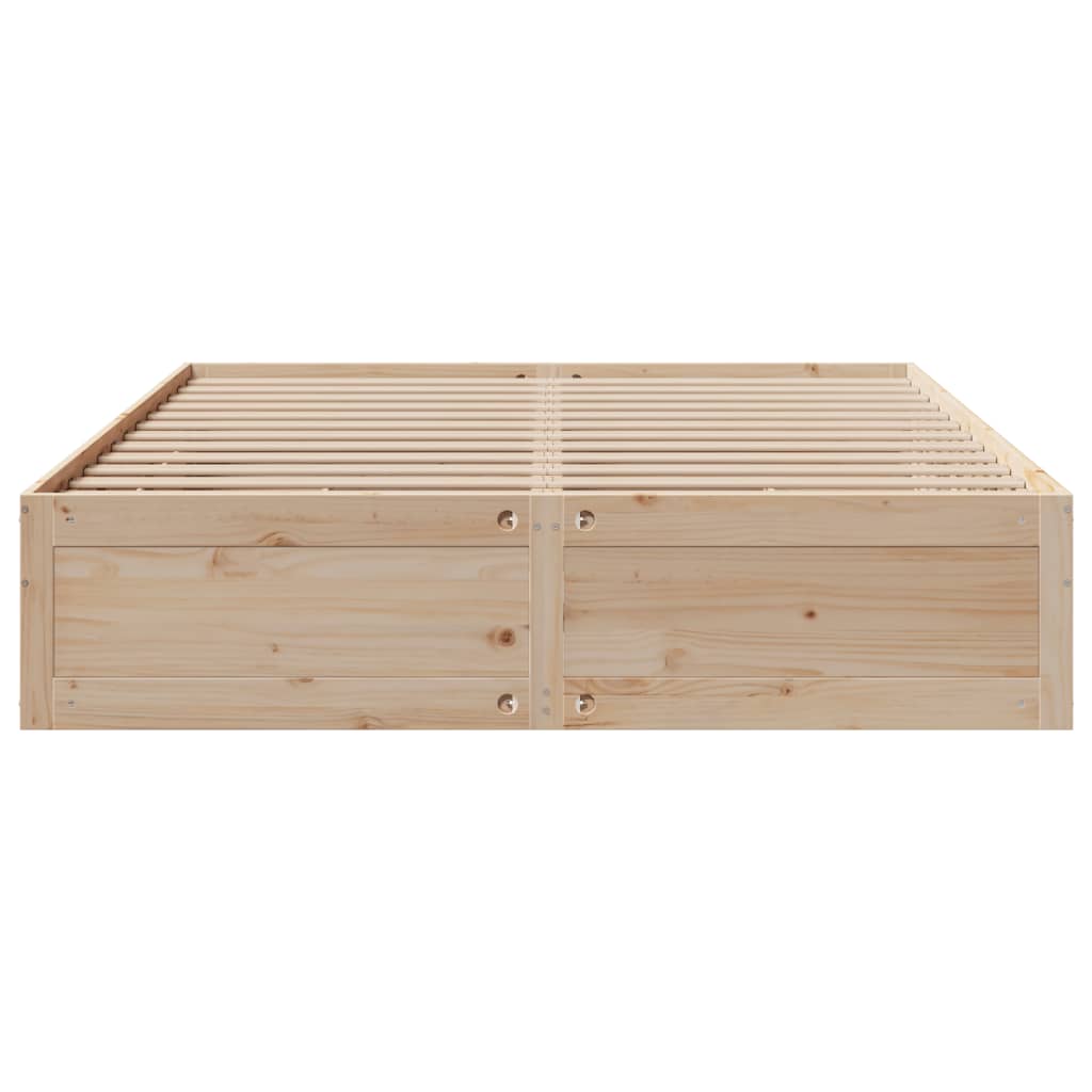 vidaXL Cama con cajones sin colchón madera maciza de pino 180x200 cm