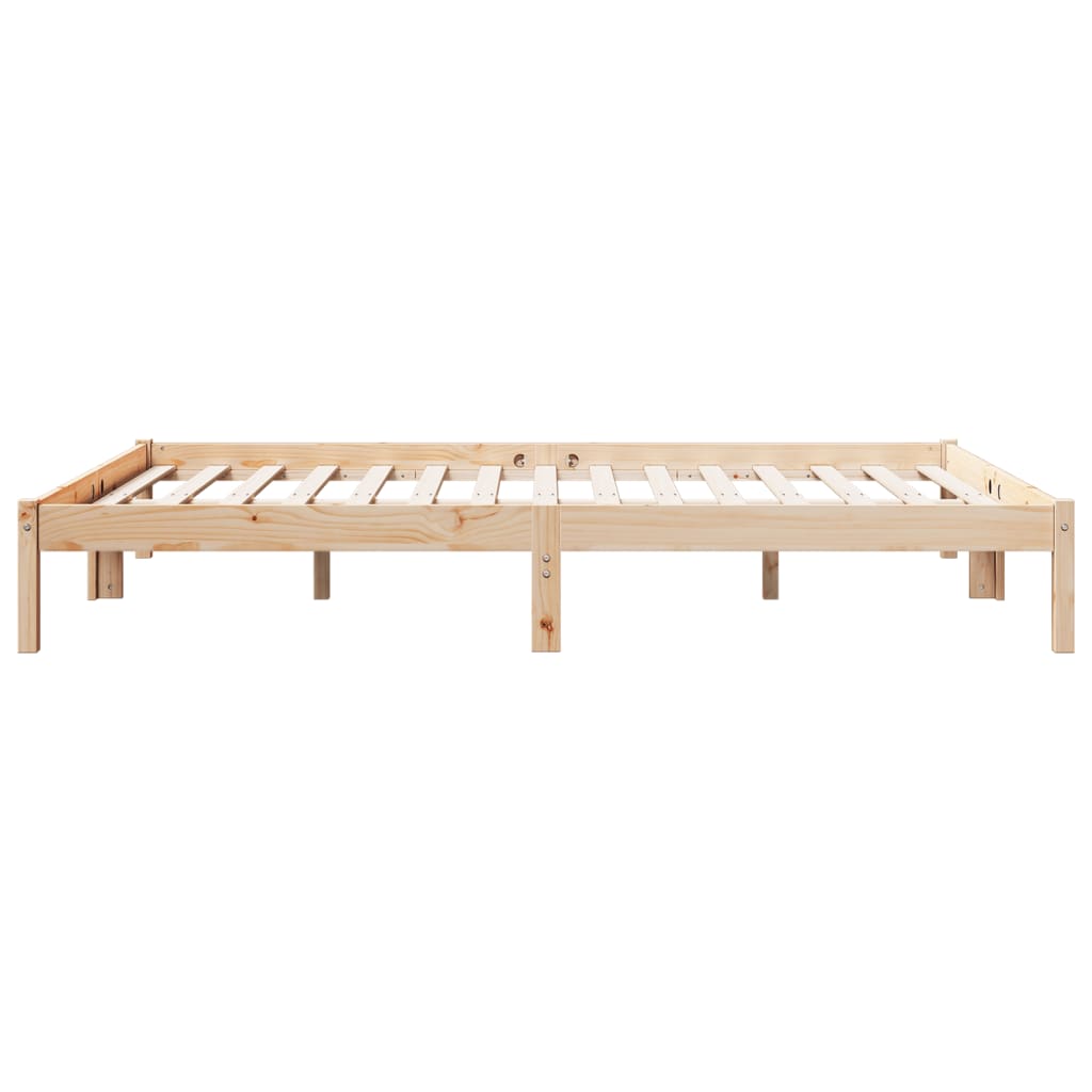 vidaXL Cama extralarga sin colchón madera maciza de pino 140x210 cm