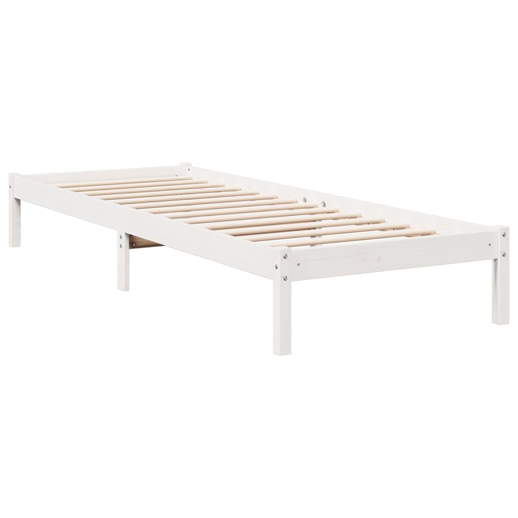 vidaXL Cama extralarga sin colchón madera maciza de pino 80x220 cm