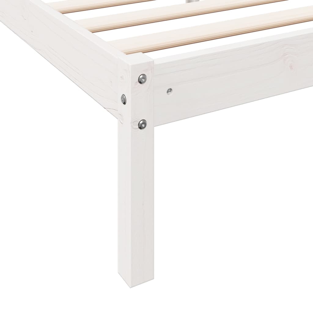 vidaXL Cama extralarga sin colchón madera maciza de pino 80x220 cm