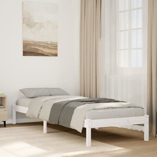 vidaXL Cama extralarga sin colchón madera maciza de pino 80x220 cm