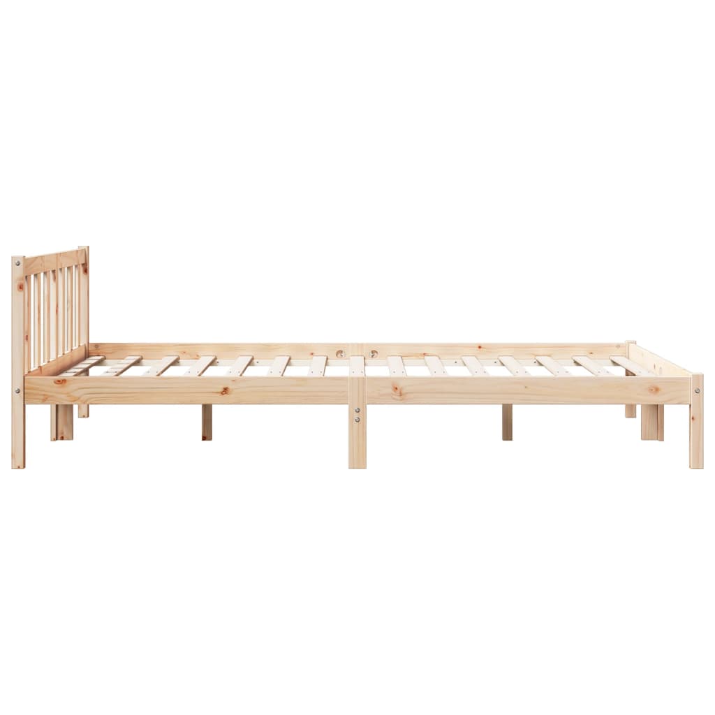 vidaXL Cama extralarga sin colchón madera maciza de pino 140x210 cm