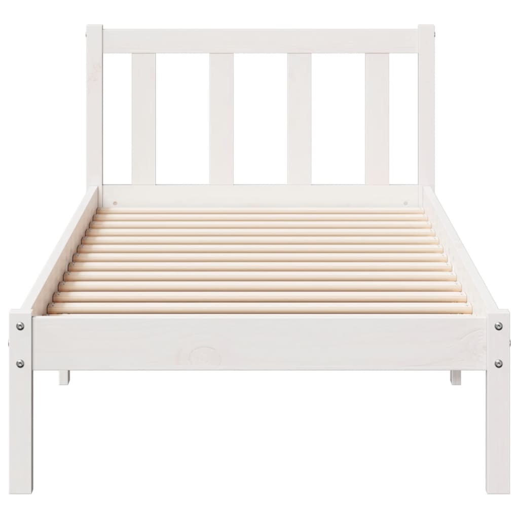 vidaXL Cama extralarga sin colchón madera maciza de pino 80x220 cm