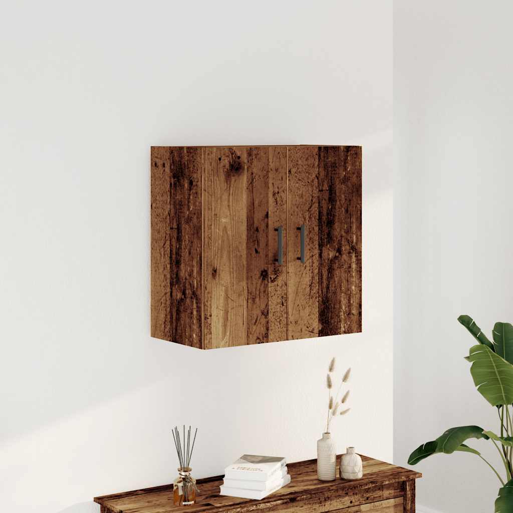 vidaXL Armario pared madera ingeniería envejecida 60x31x60 cm