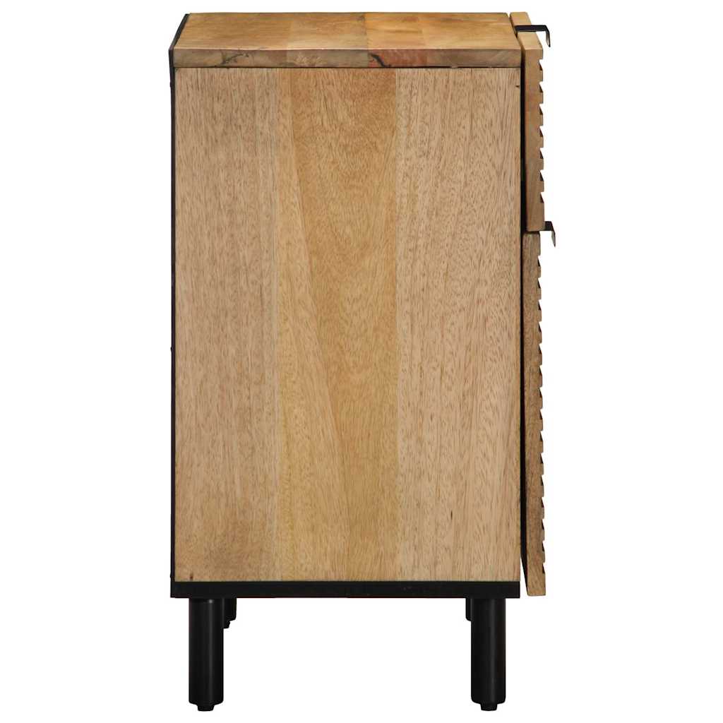 vidaXL Mesita de noche madera maciza de mango 50x33x60 cm marrón