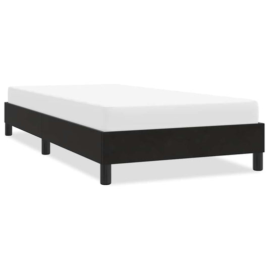 vidaXL Estructura de cama sin colchón terciopelo negro 80x210 cm