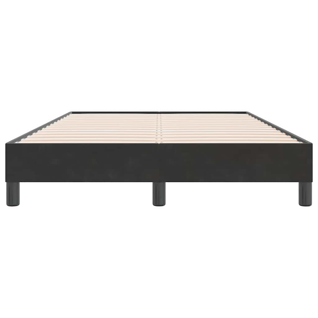 vidaXL Estructura de cama sin colchón terciopelo negro 120x220 cm