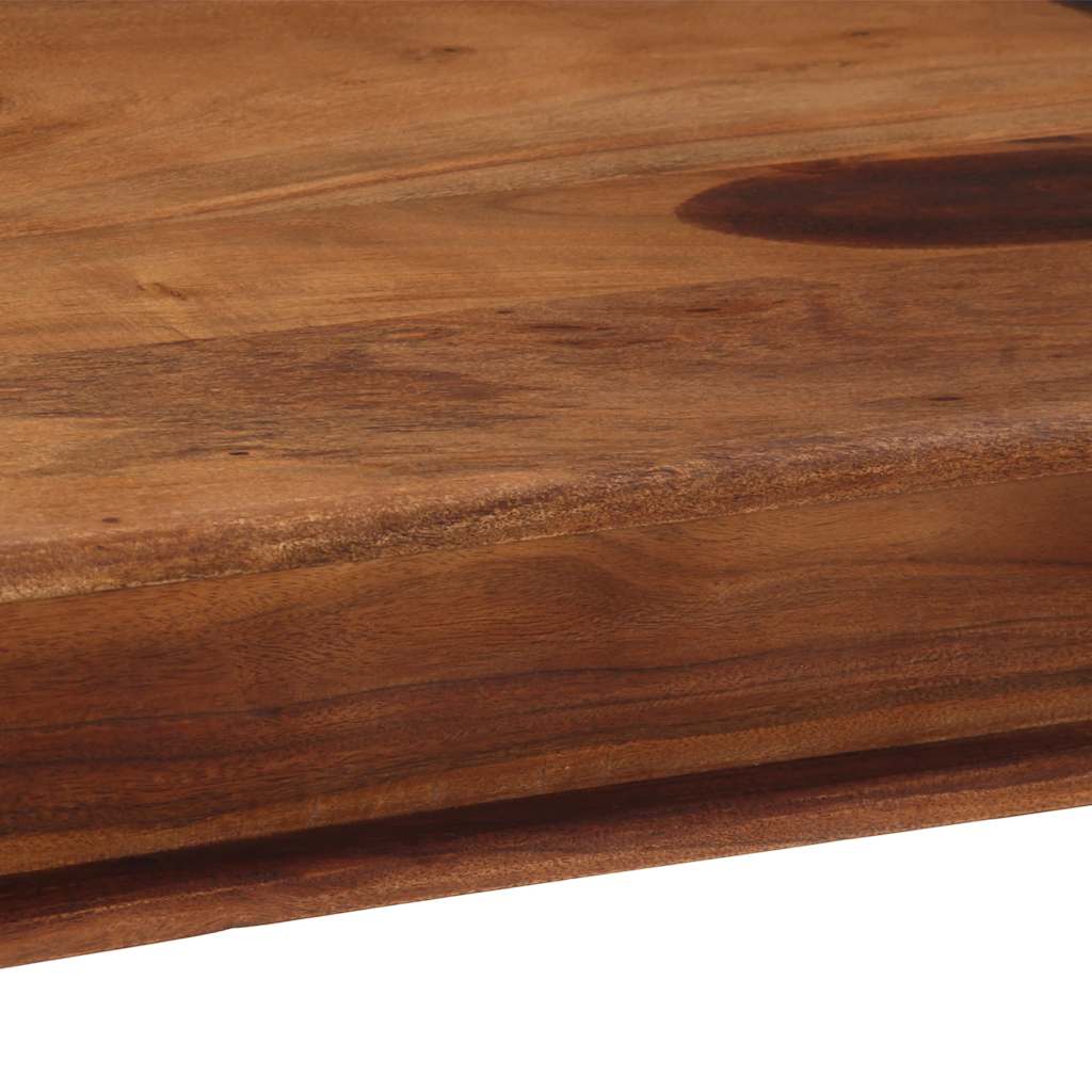 vidaXL Mesa de comedor madera maciza de acacia 120x60x77 cm