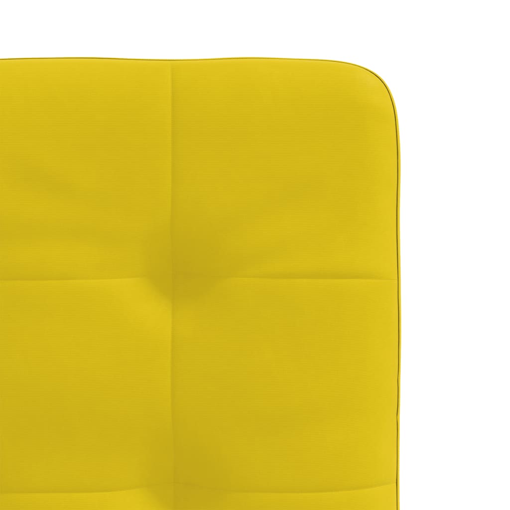 vidaXL Sillas de comedor 6 unidades terciopelo amarillo