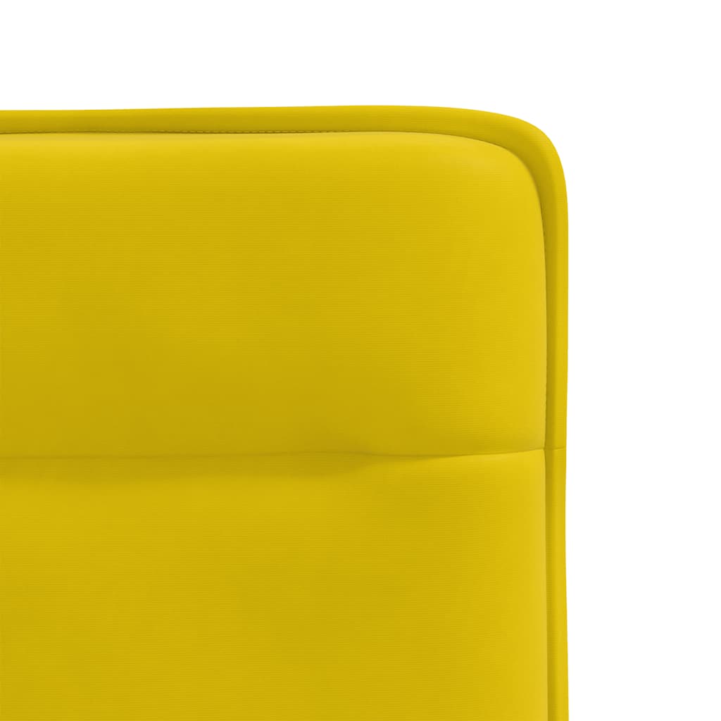 vidaXL Sillas de comedor 6 unidades terciopelo amarillo