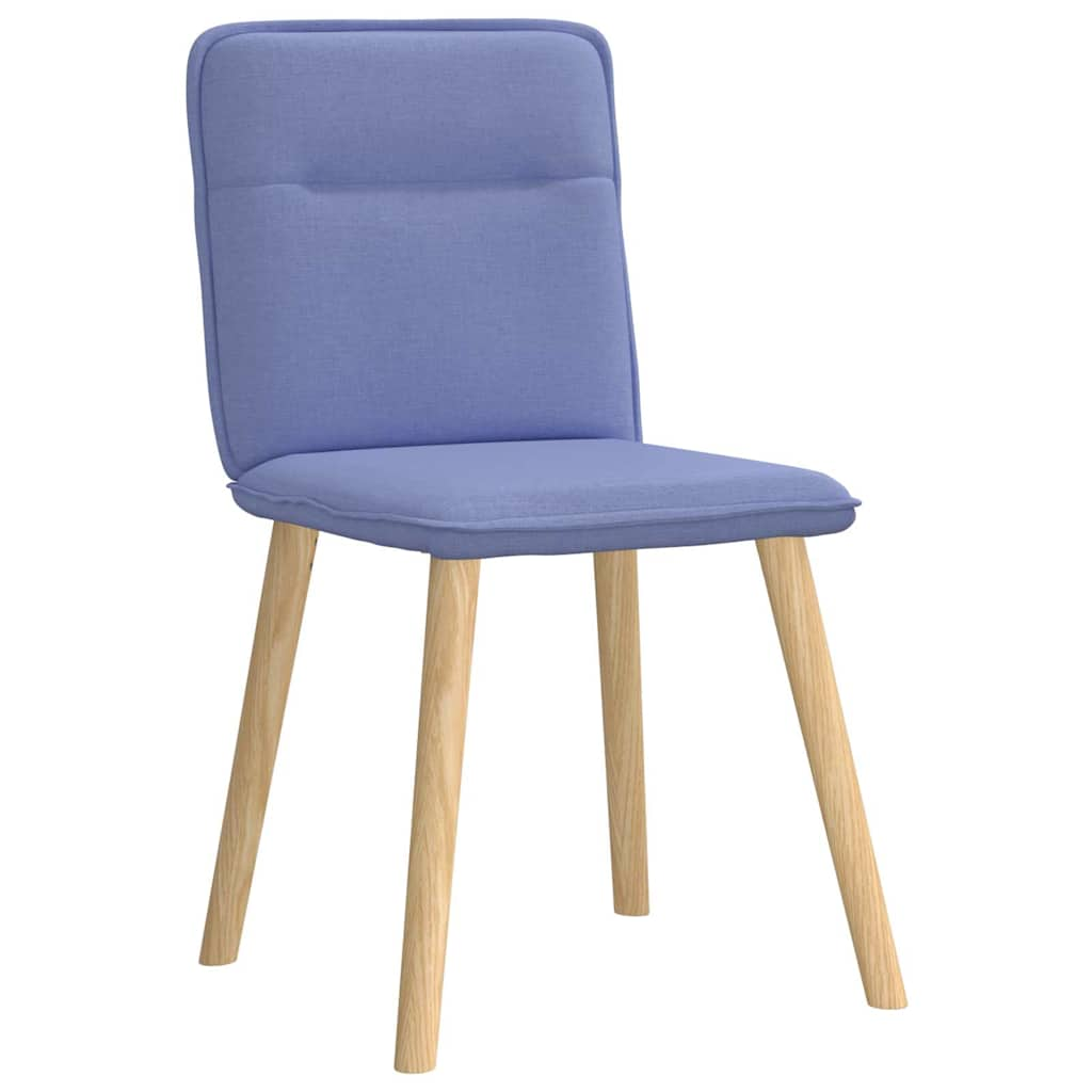 vidaXL Sillas de comedor 6 uds tela azul jeans