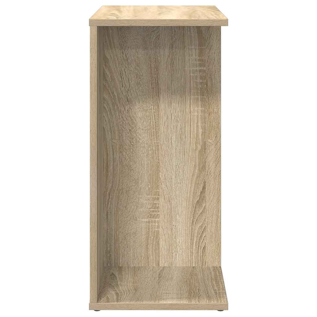 vidaXL Mesita de noche madera de ingeniería roble sonoma 46,5x29x61 cm