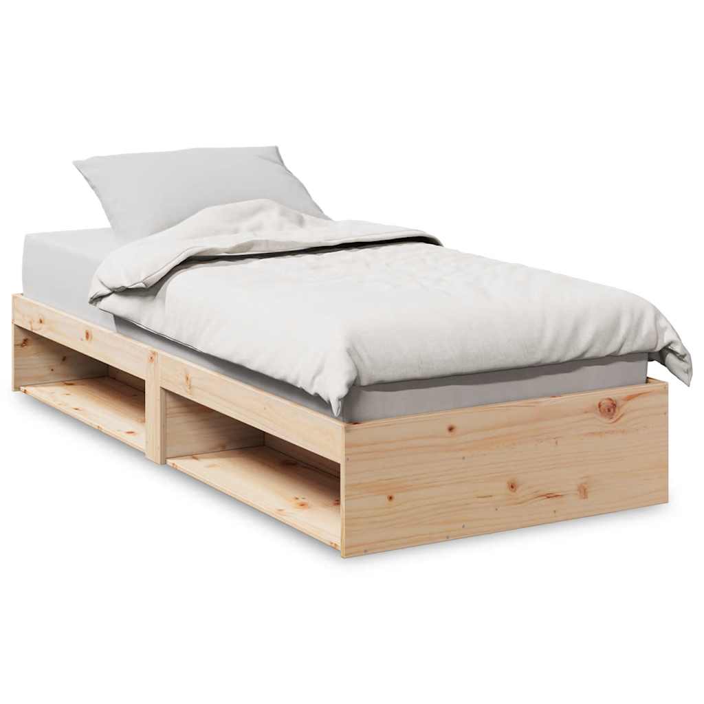 vidaXL Sofá cama sin colchón madera maciza de pino 80x200 cm