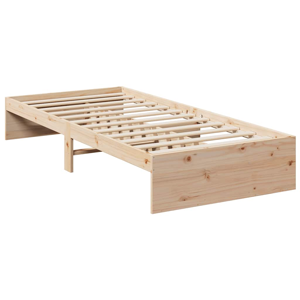 vidaXL Sofá cama sin colchón madera maciza de pino 80x200 cm