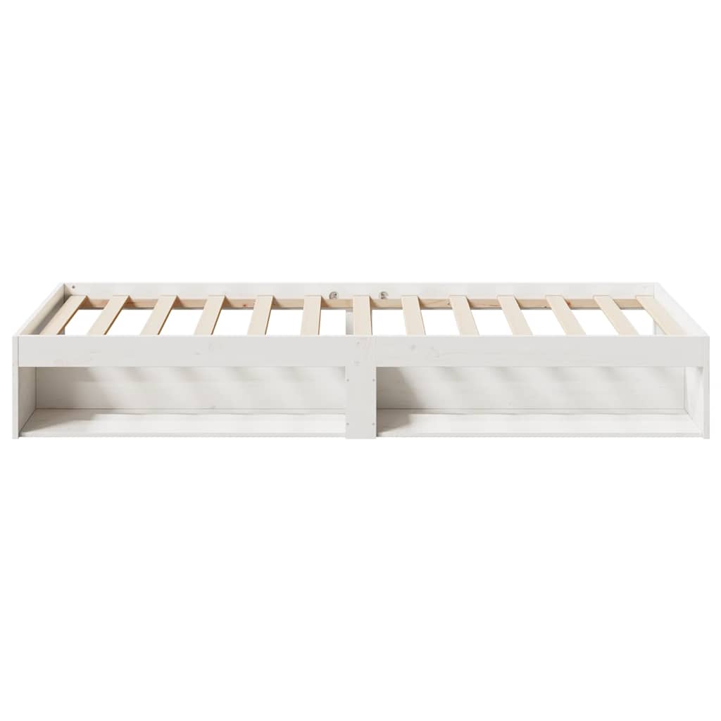 vidaXL Sofá cama sin colchón madera maciza de pino blanco 90x190 cm