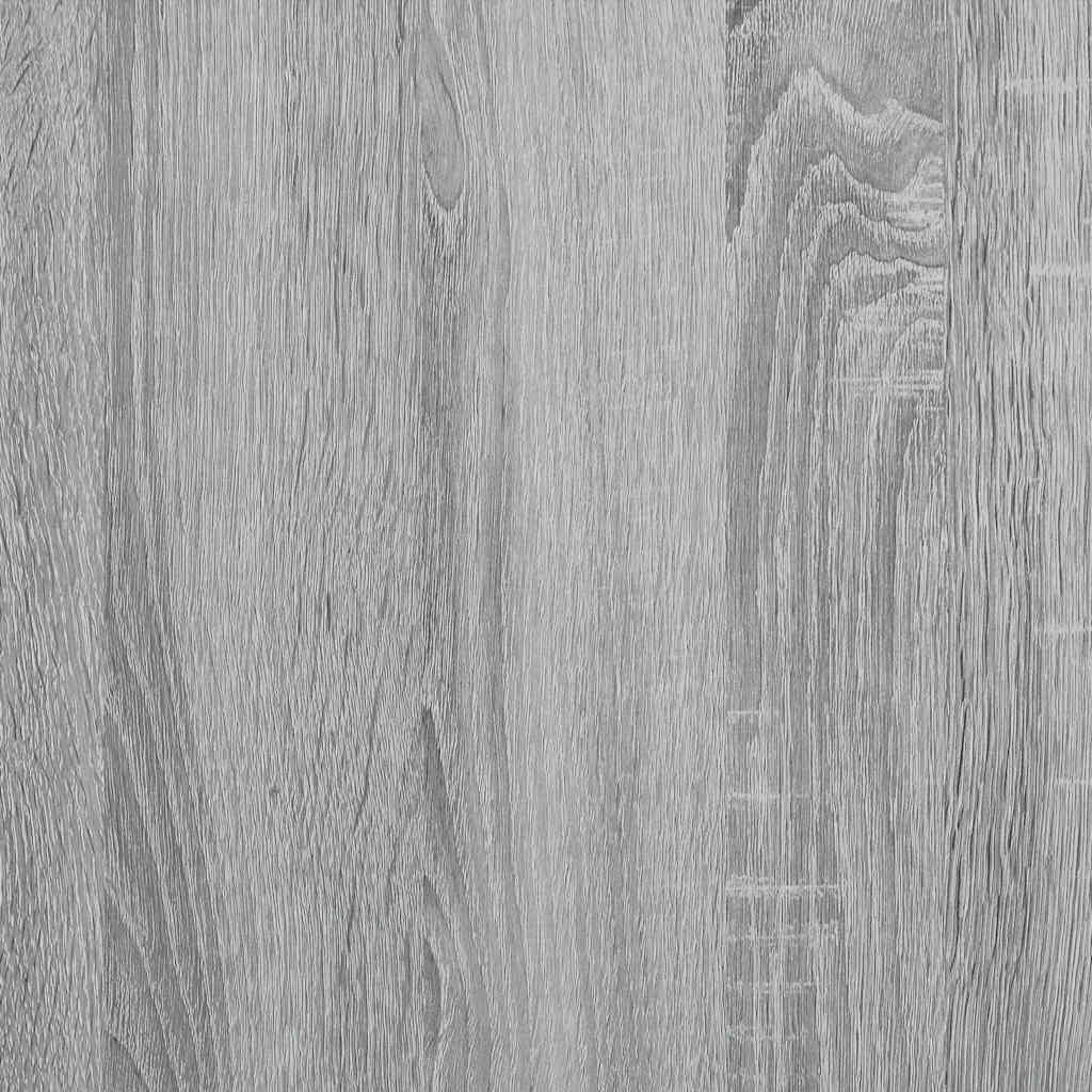 vidaXL Armario de pared baño madera ingeniería gris sonoma 100x25x30cm