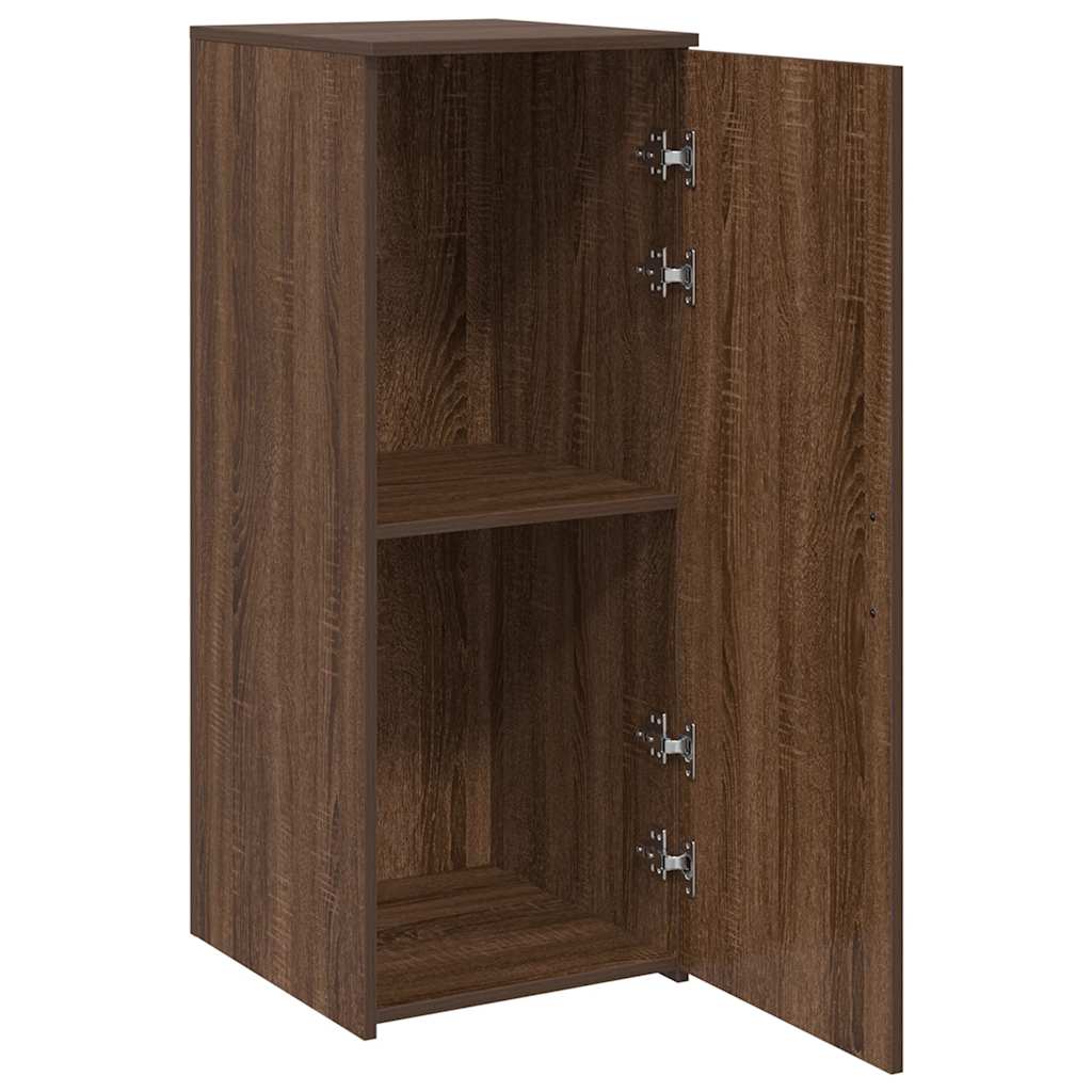 vidaXL Armario de madera de ingeniería marrón roble 40x45x103,5 cm