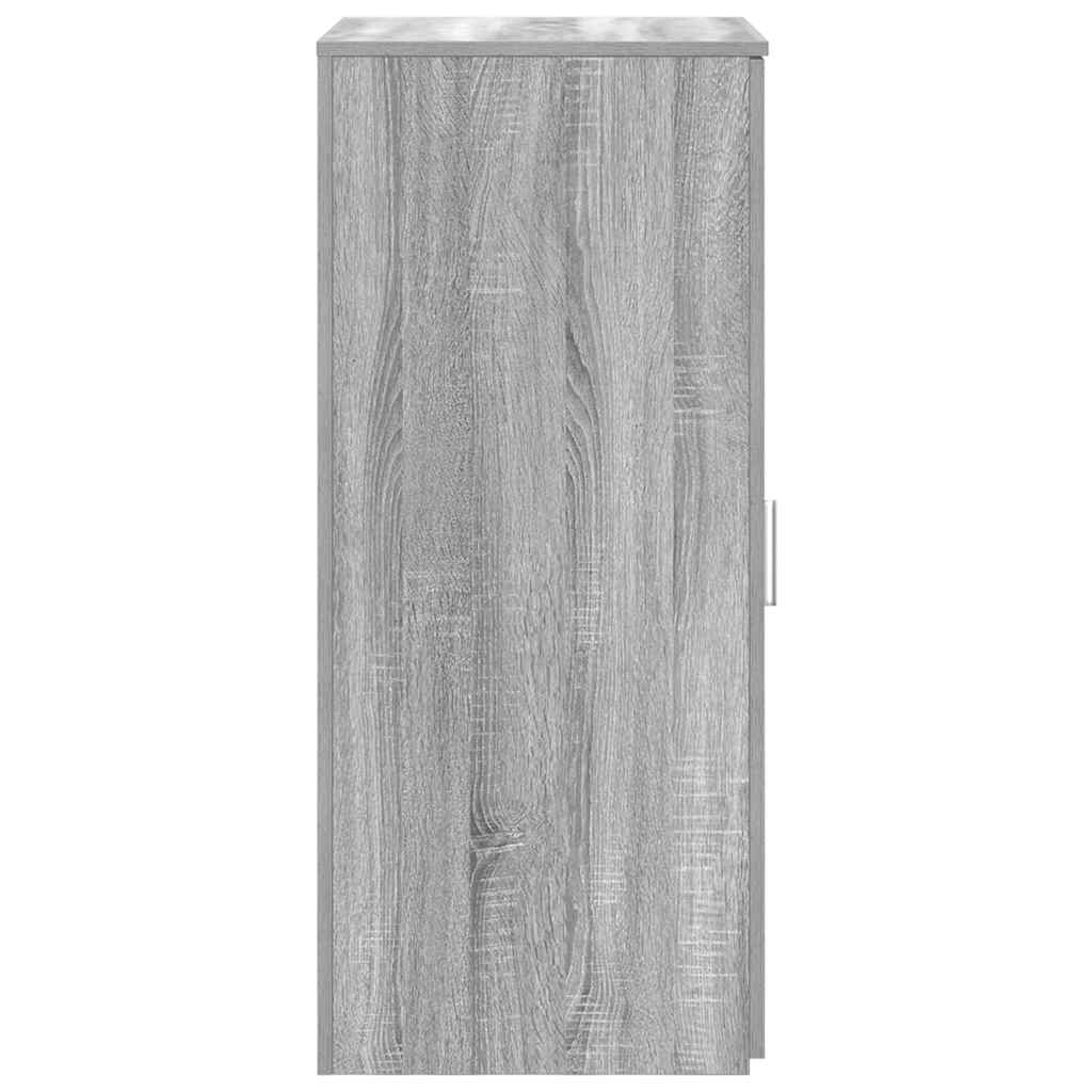 vidaXL Armario de madera ingeniería gris sonoma 50x45x103,5 cm