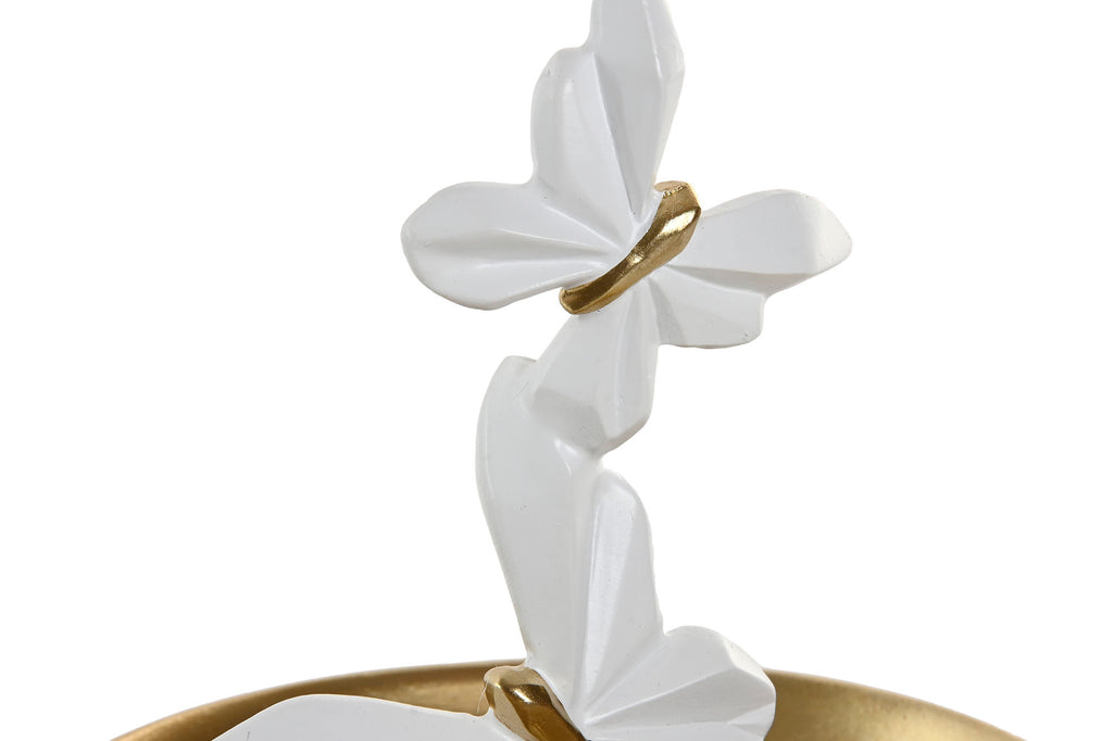 PACK DE 4 BANDEJA VACIABOLSILLOS RESINA 14,5X14,5X14 DORADO