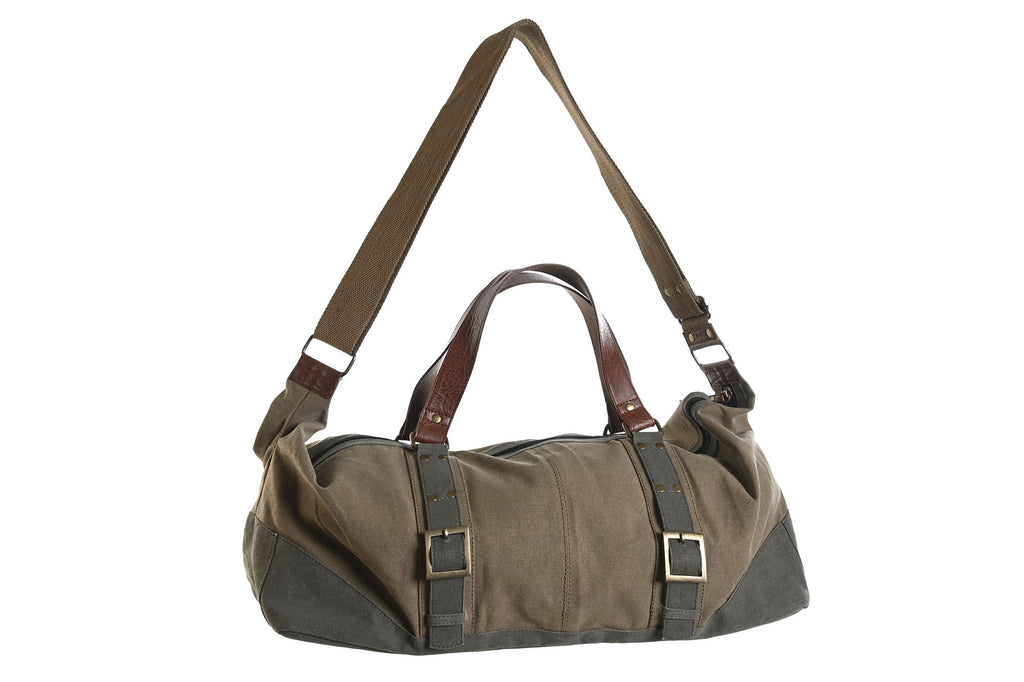 BOLSA CANVAS CUERO 53X22X23 19 BEIGE