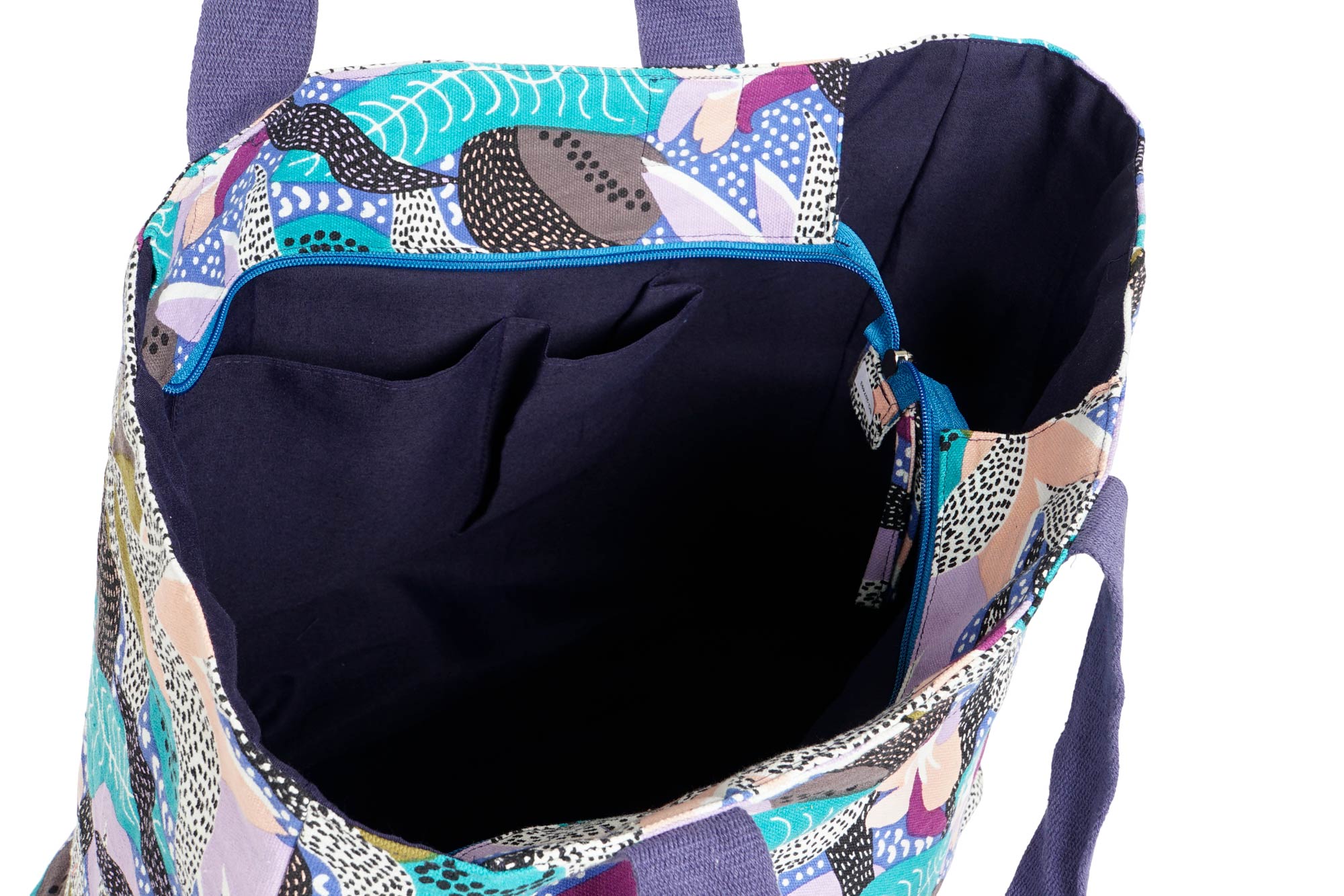 PACK DE 4 BOLSO ALGODON POLIESTER 55X14X35 2 SURT.