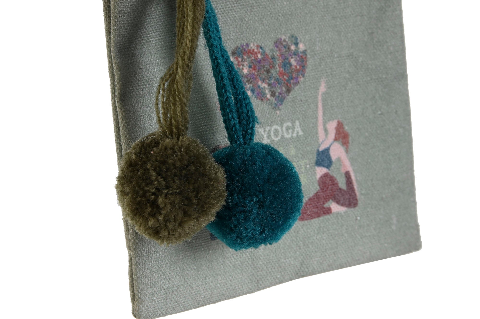 PACK DE 3 MONEDERO CANVAS ALGODON 10,5X1X11 YOGA 3 SURT.