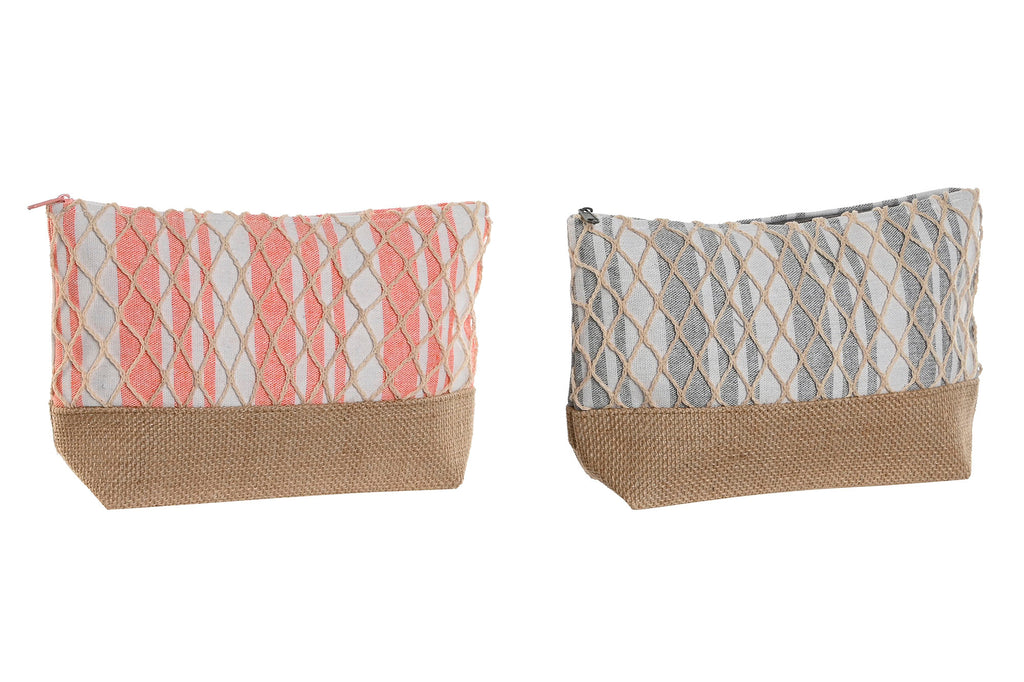 PACK DE 2 NECESER POLIESTER 25X7X15 2 SURT.