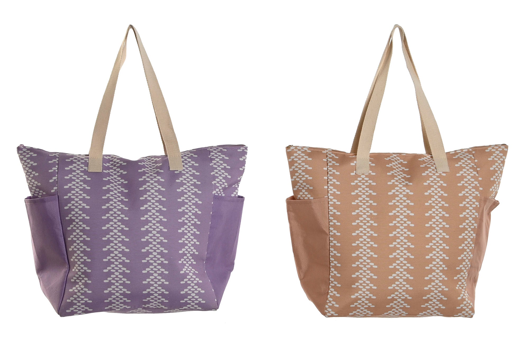 PACK DE 4 BOLSO POLIESTER ALGODON 56X20X60 2 SURT.