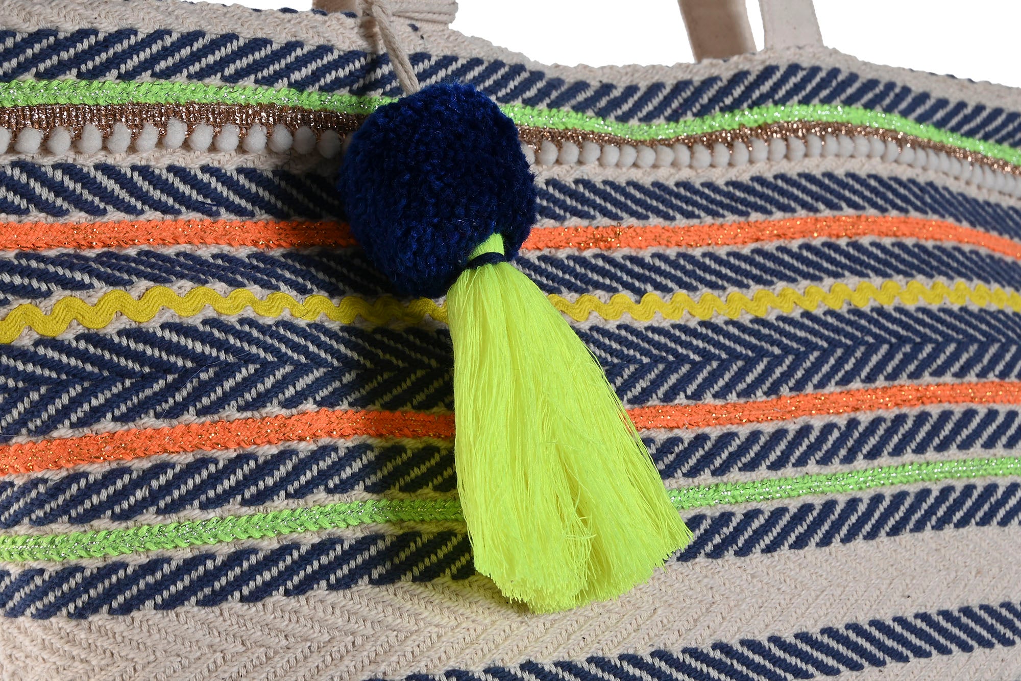 BOLSO ALGODON 45X9X70 MULTICOLOR