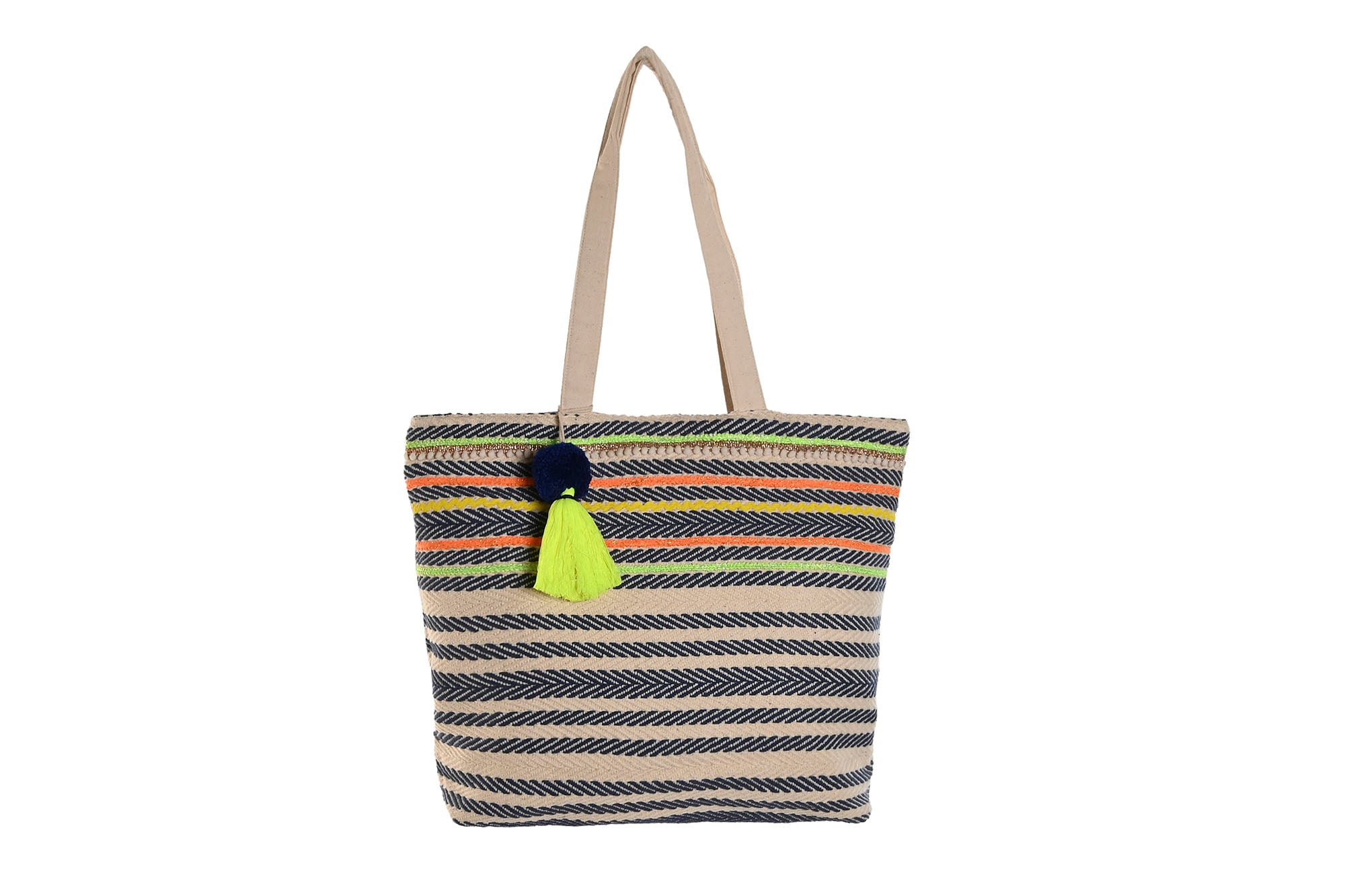 BOLSO ALGODON 45X9X70 MULTICOLOR