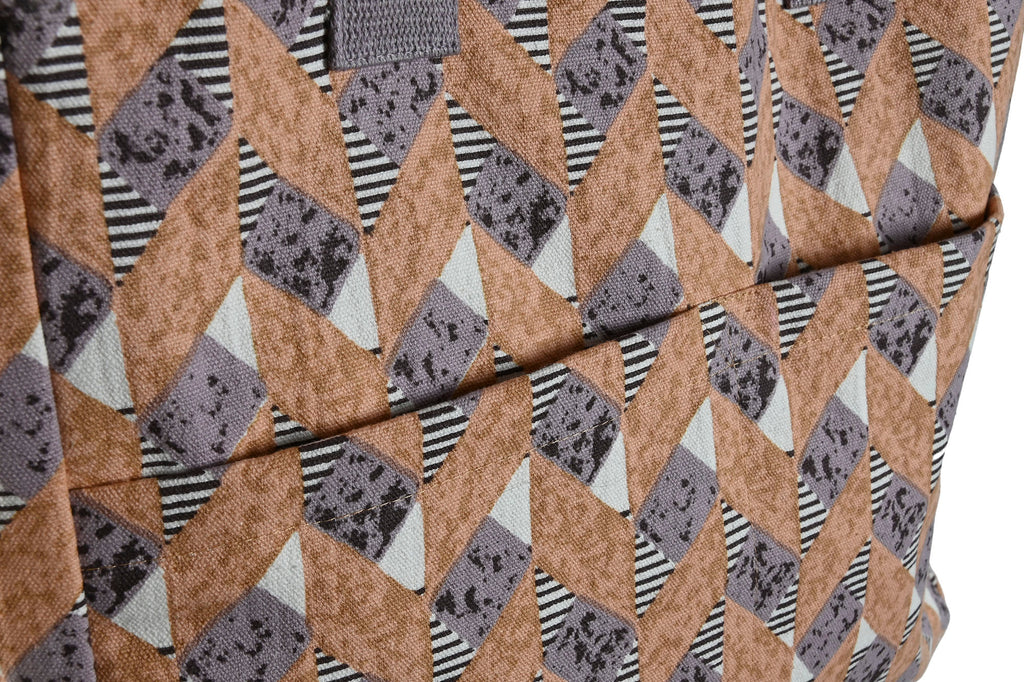 PACK DE 3 BOLSO ALGODON 55X14X35 CREMALLERA 3 SURT.