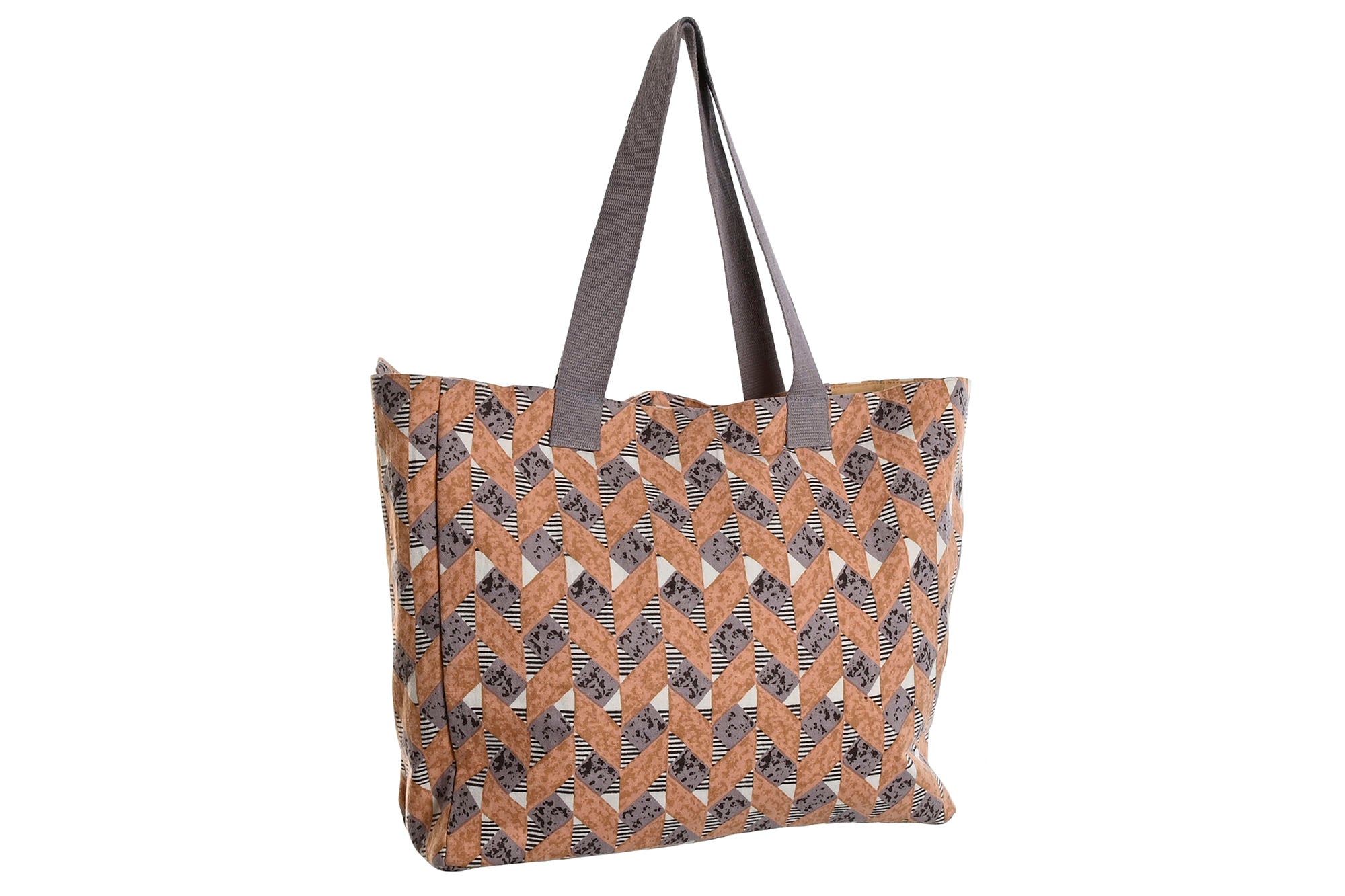 PACK DE 3 BOLSO ALGODON 55X14X35 CREMALLERA 3 SURT.