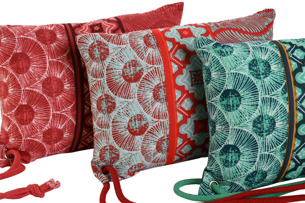 PACK DE 3 COJIN ALGODON POLIESTER 20X10X30 PLAYA 3 SURT.