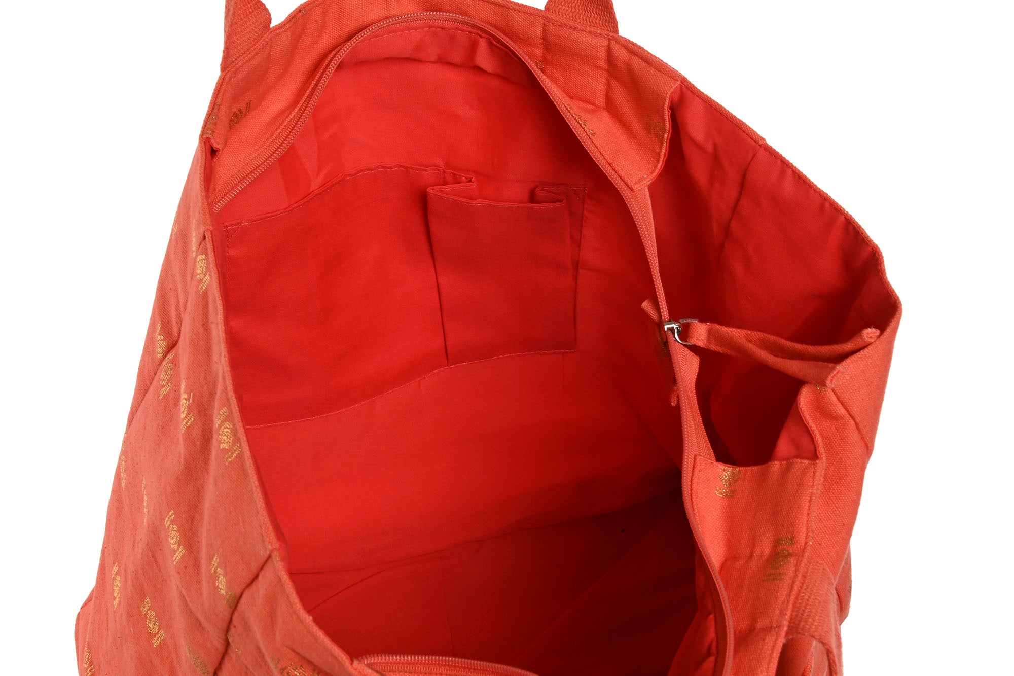 PACK DE 3 BOLSO ALGODON 55X14X35 CREMALLERA 3 SURT.
