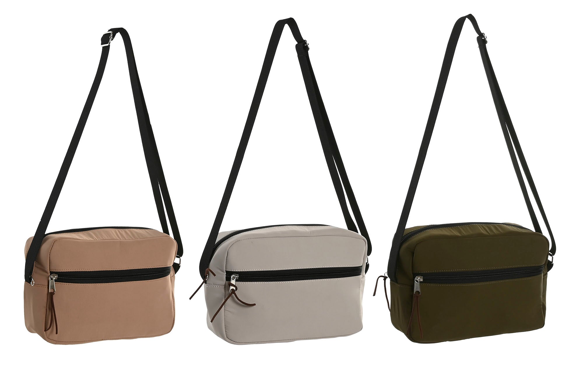 PACK DE 6 BOLSO NYLON 24X8X16,5 3 SURT.