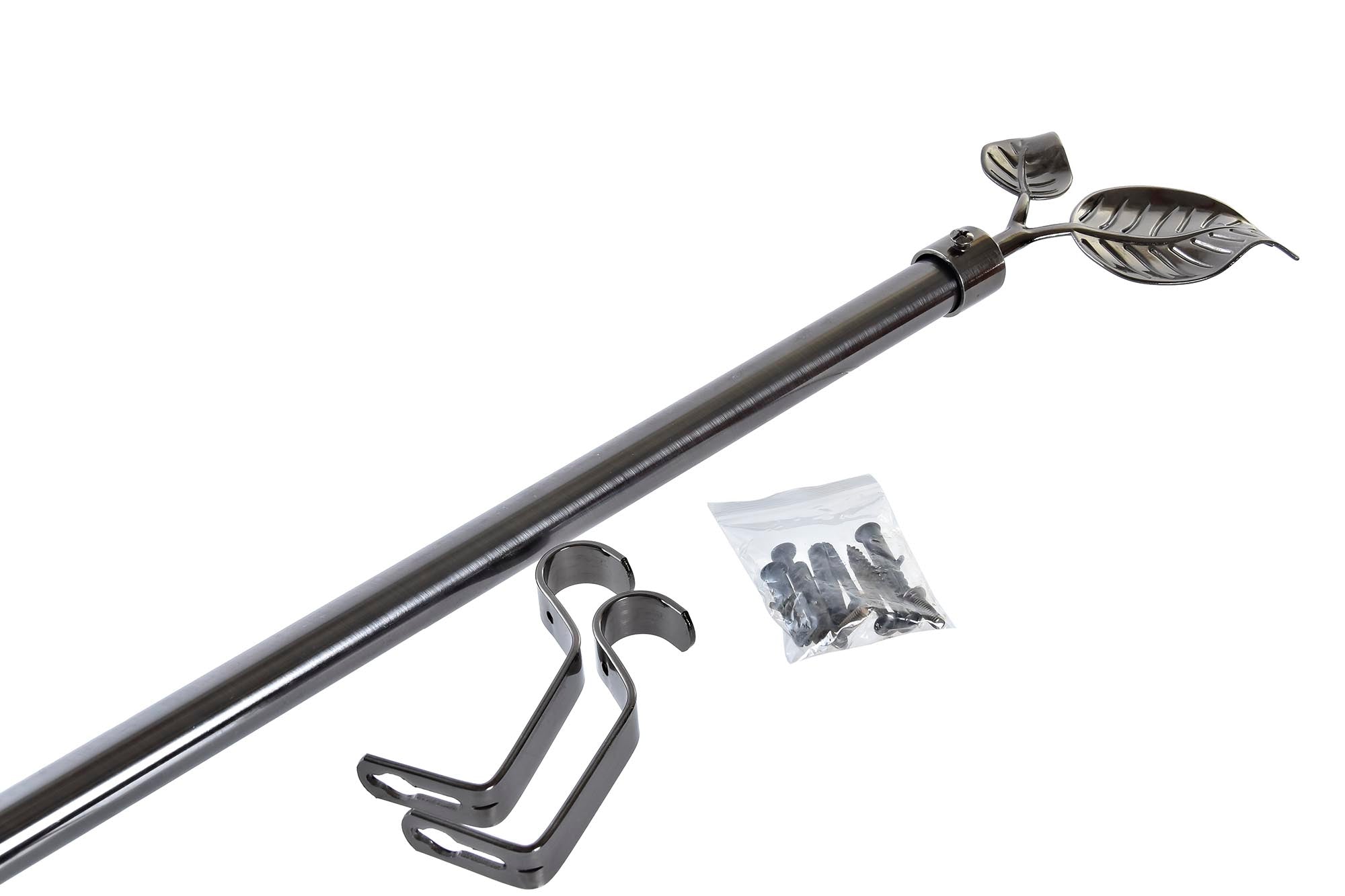 PACK DE 4 BARRA CORTINA METAL 120X16X16 16/19mm, EXTENSIBLE