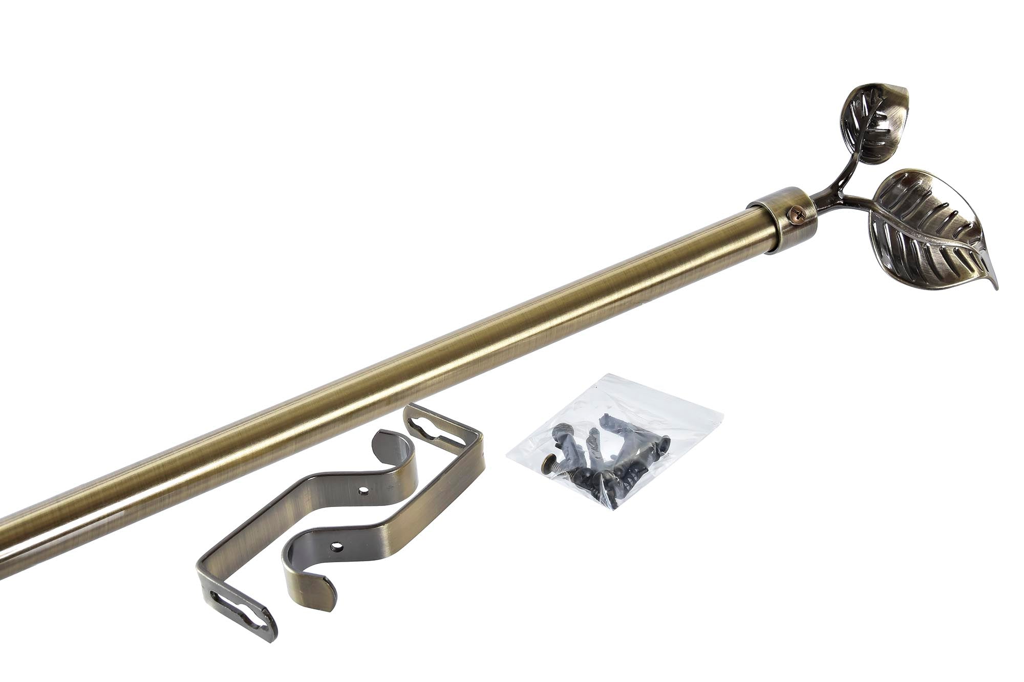 PACK DE 4 BARRA CORTINA METAL 160X16X16 16/19mm, EXTENSIBLE