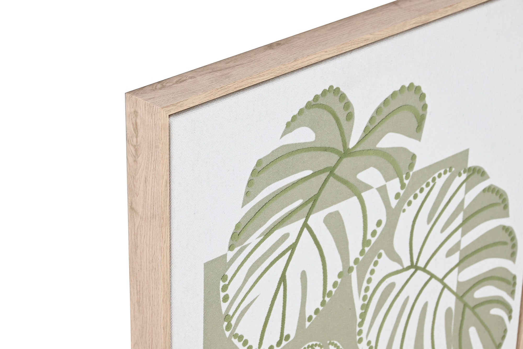 PACK DE 4 CUADRO LIENZO PS 40,5X3,3X50,5 PLANTA 3D 2 SURT.