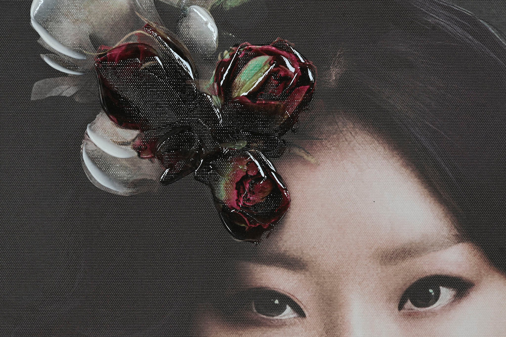 CUADRO LIENZO PS 103X4,5X143 GEISHA ENMARCADO