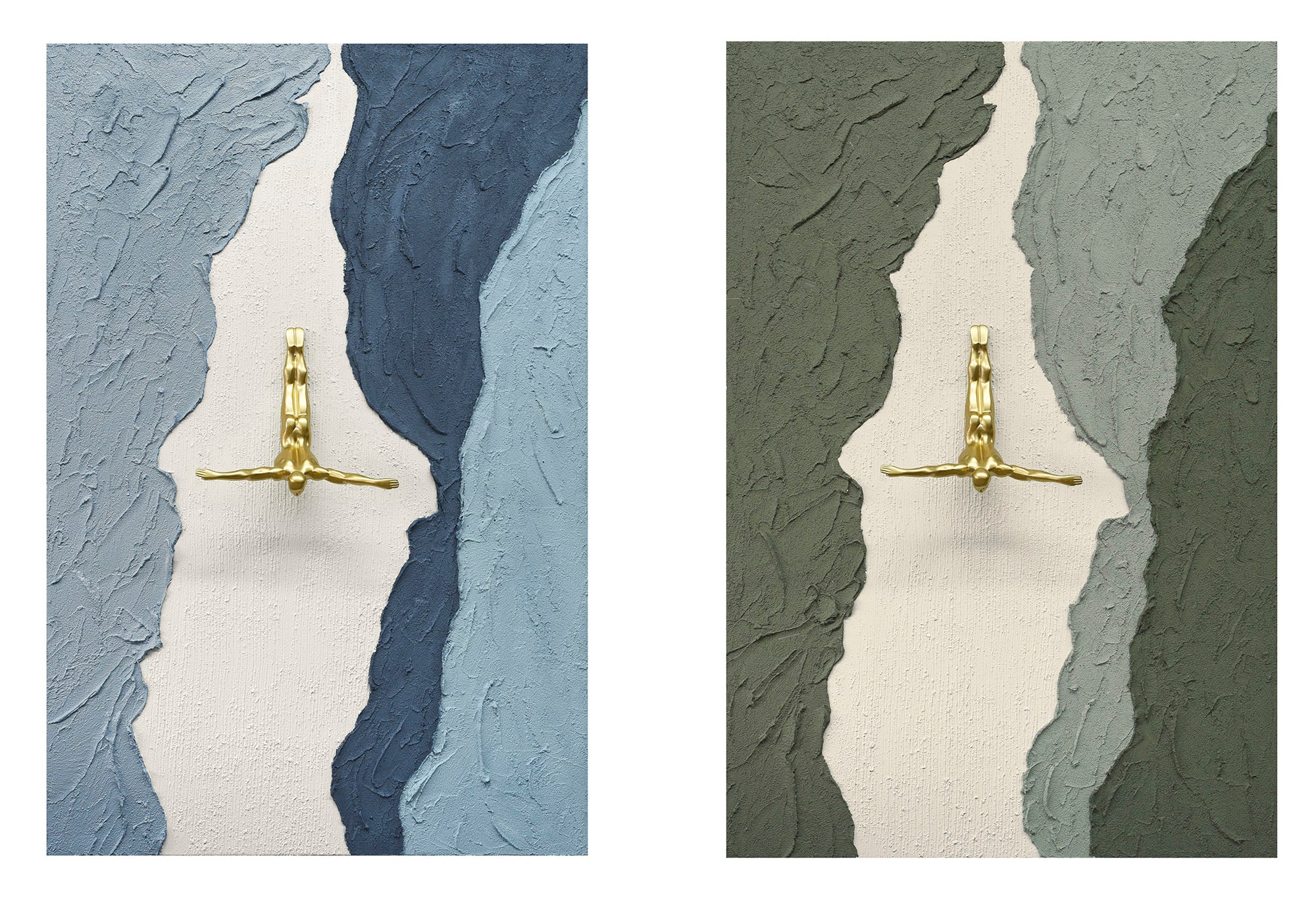 PACK DE 2 CUADRO LIENZO RESINA 80X3,5X120 HOMBRE 2 SURT.