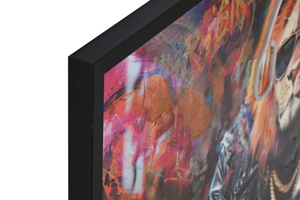 PACK DE 2 CUADRO LED LIENZO 123X3X83 MOTO MONO 2 SURT.