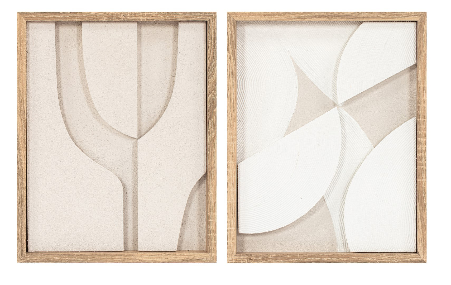 PACK DE 2 CUADRO LED MDF 40X3,8X50 MODERNO 3D 2 SURT.