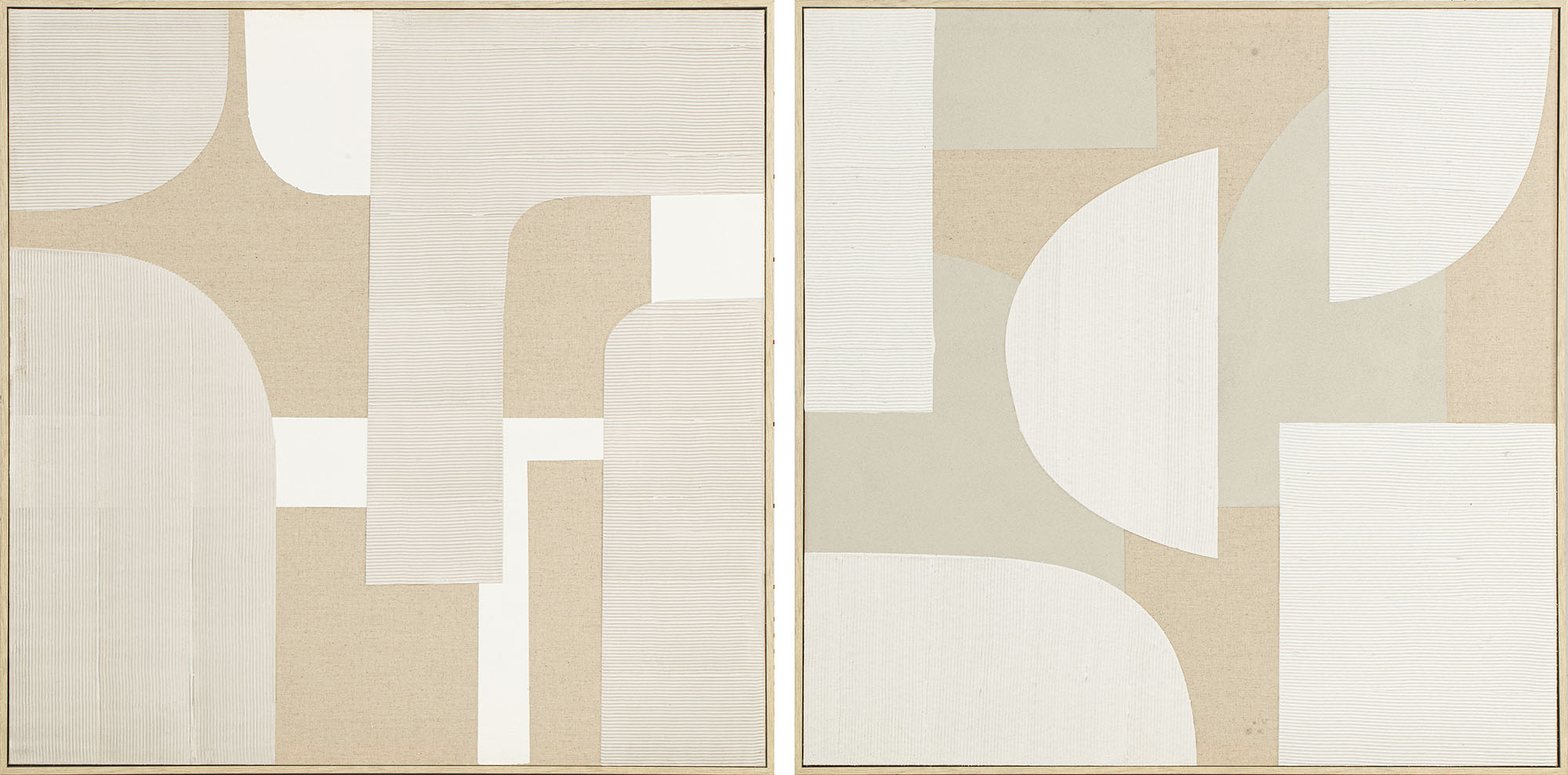 PACK DE 2 CUADRO LINO PS 92,5X3,8X92,5 MODERNO 2 SURT.