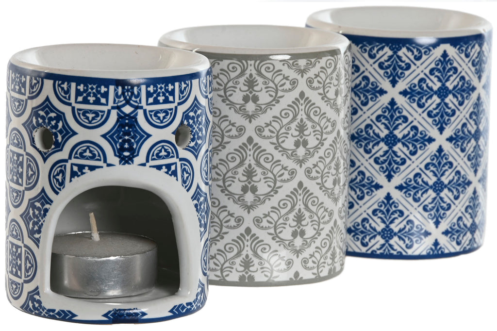 PACK DE 20 QUEMADOR CERAMICA 6X6X8 AZULEJO 3 SURT.